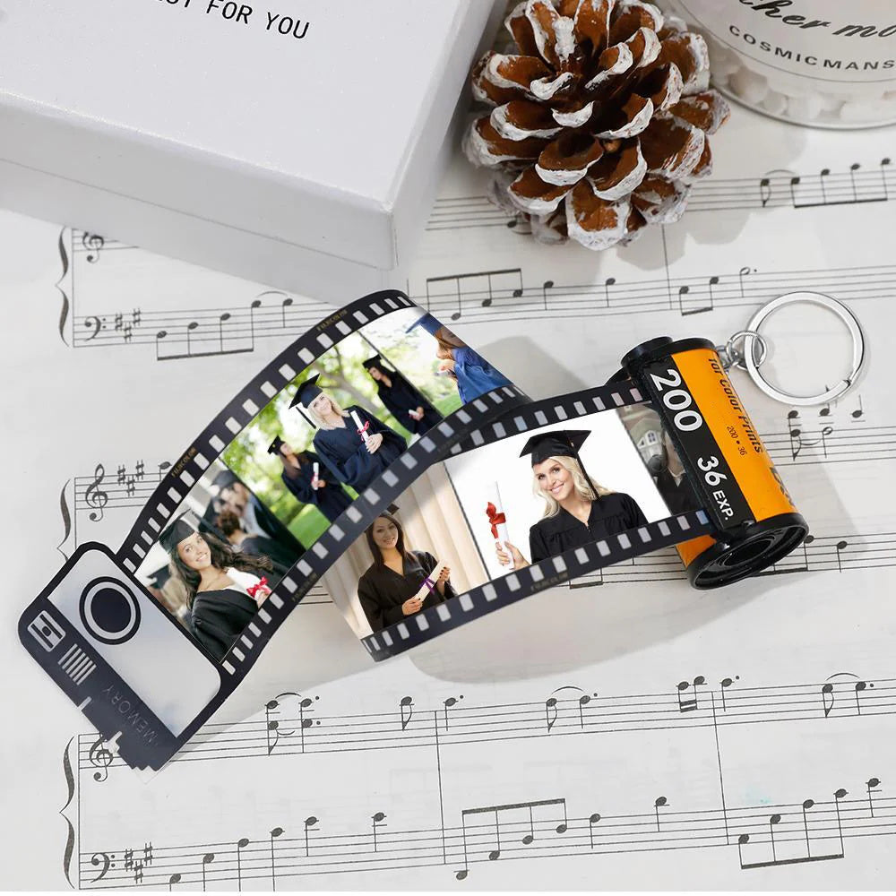 Film Camera Roll Keychain with Picture Memory Gifts for Her Photo Reel  Keychain - MyPhotoLighter